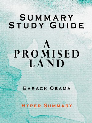 cover image of Summary of a Promised Land by Barack Obama